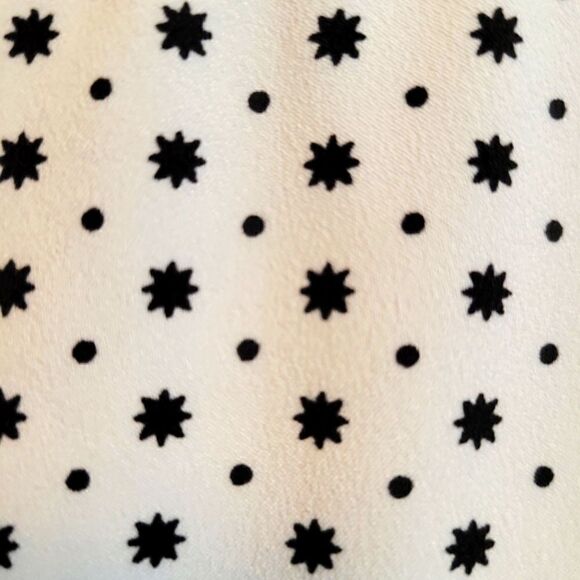 EC RACHEL ZOE CUFFED BLOSUE WITH STARS AND DOTS SZ. M - Picture 3 of 4